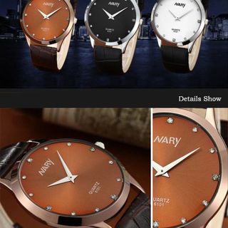 Đồng hồ nam Nary dây da 6101