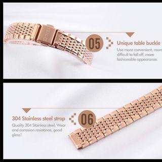 Đồng hồ nữ chạm xà cừ Skmei 1223 Rose Gold