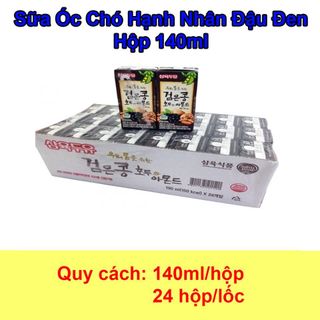Sức óc chó hạnh nhân Hàn Quốc cho bé 140ml thùng 24 hộp