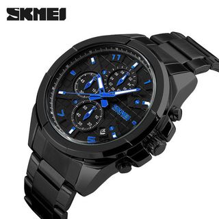 ĐỒNG HỒ NAM DÂY THÉP 6 KIM SKMEI 9109
