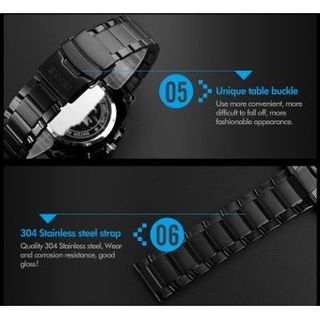 ĐỒNG HỒ NAM DÂY THÉP SKMEI 9109