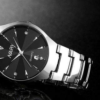Đồng hồ nam Nary dây thép NR-210