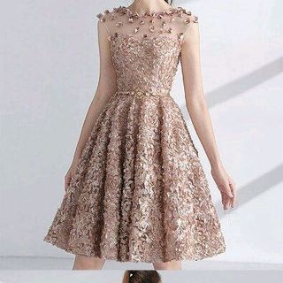 ĐẦM XÒE XÙ BÔNG ĐÍNH HOA