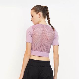 Áo tập Gym croptop lưới lưng
