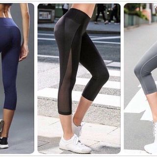 Quần tập Gym lửng phối lưới