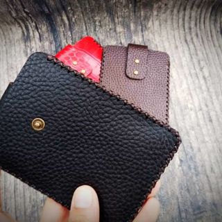 VÍ ĐỰNG GIẤY TỜ DA BÒ HANMADE