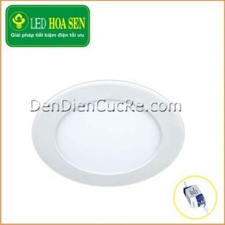 Đèn Led SIÊU MỎNG âm trần thạch cao 6W loại tròn ánh sáng trắng/ vàng - Led Hoa Sen giá sỉ