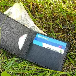 VÍ NGANG LOẠI TRUNG SGD 18 bp1 handmade da bò