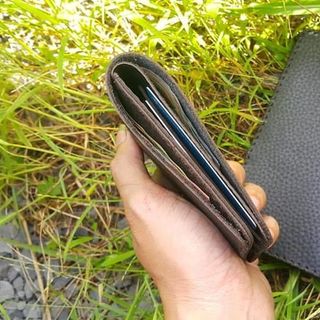 VÍ NGANG LOẠI TRUNG SGD 18 bp1 handmade da bò