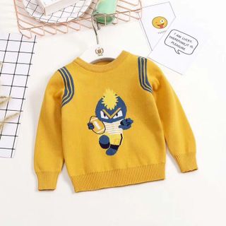Áo len bé trai phối vai
