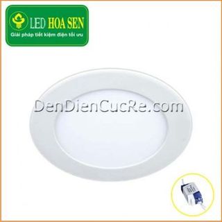 Đèn Led SIÊU MỎNG âm trần thạch cao 9W loại tròn ánh sáng trắng/ vàng - Led Hoa Sen giá sỉ