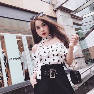 Set bi quần kaki nịt thắt lưng