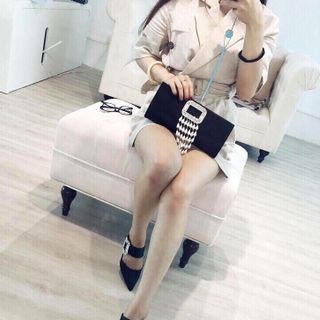 ví cầm tay đính đá sang chảnh