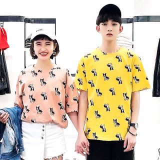 Áo thun Unisex in chó nhỏ
