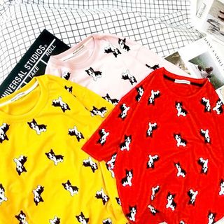 Áo thun Unisex in chó nhỏ