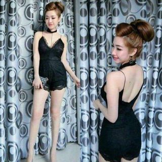 Jum short ren kèm choker cổ giá sỉ