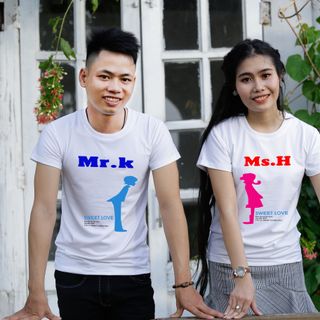 áo đôi in chữ người dùng