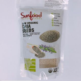Hạt chia trắng organic Sunfood Peru