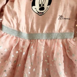 Váy Micky hồng 3D nổi