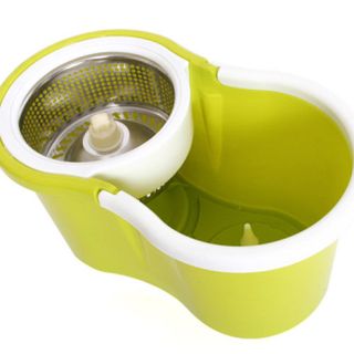 Cây Lau Nhà 360 Giỏ inox mâm nhựa