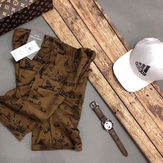 Quần short nam họa tiết