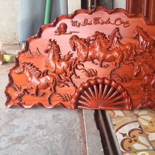 Quạt bát mã gỗ hương nam phi kt 100505