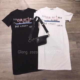 đầm midi chữ new hottt