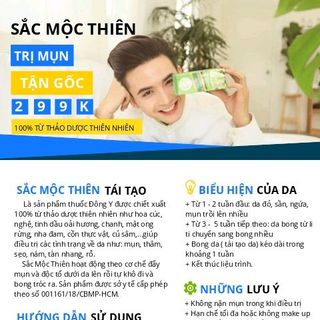 Thuốc Đông Y Trị Mụn Sắc Mộc Thiên