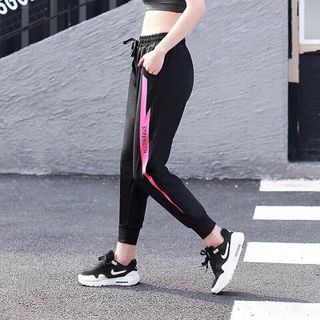Quần tập jogger viền màu