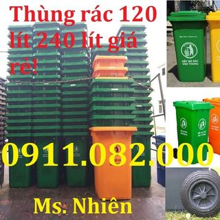 Chuyên cung cấp tất cả các loại thùng rác nhựa thùng rác 120L 240L 660L giá rẻ