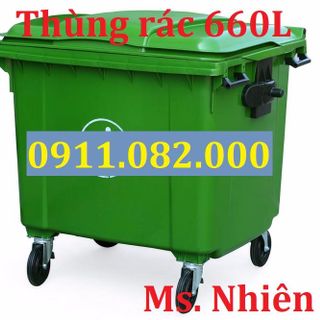 Chuyên cung cấp tất cả các loại thùng rác nhựa thùng rác 120L 240L 660L giá rẻ