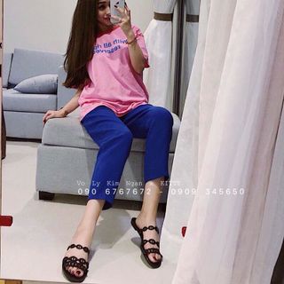 áo pull hồng zara chữ điệu đà