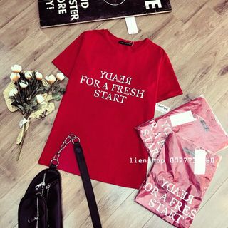 áo thun zara chữ mới ra lò