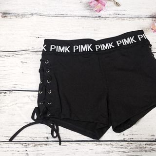 Quần tập đùi pink rút dây