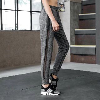 Quần tập jooger trơn lưới