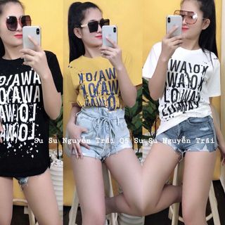 áo thun chữ vẩy sơn new hottt