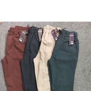 Quần jogger nam thun khoá kéo