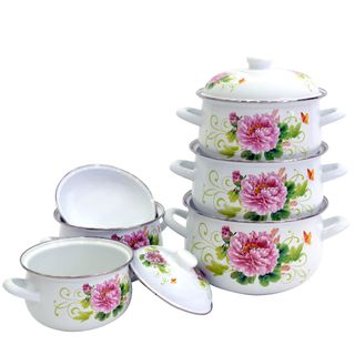 Bộ 5 nồi tráng men Mishio