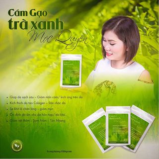 Cám Gạo Trà Xanh Mộc Quyên