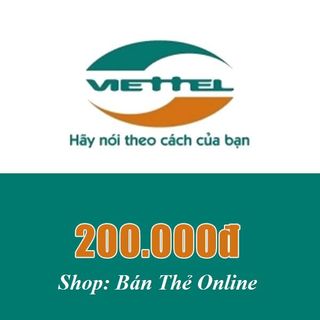 Mã thẻ Viettel 200K