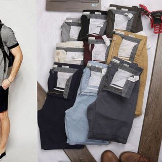 Quần short kaki thun co dãn
