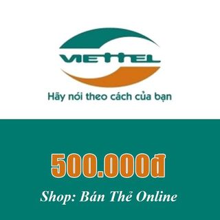 Mã thẻ Viettel 500k
