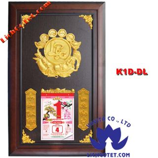BLOC LỊCH GỖ TREO TƯỜNG KHUNG ĐẠI