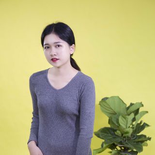 Đầm len dáng dài
