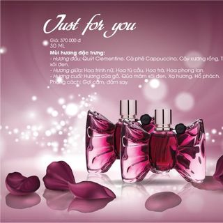 NƯỚC HOA CHARME JUST FOR YOU - TINH DẦU CHÂU ẤU giá sỉ