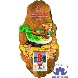 IN LỊCH GỖ TẾT GIÁ RẺ 2019
