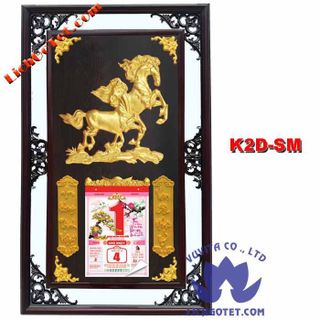 LỊCH GỖ TREO TƯỜNG TRANH NỔI 2019