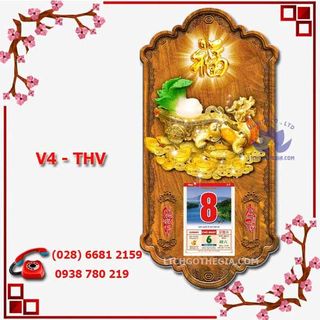 LỊCH TREO TƯỜNG BẰNG GỖ PHONG THỦY LICHGOTHEGIA