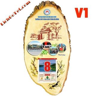 LỊCH GỖ TREO TƯỜNG QUÀ TẶNG KHÁCH HÀNG CUỐI NĂM