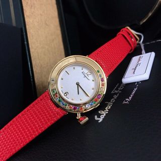 Đồng hồ Salvaltore Ferragamo blackwhitered leader strap